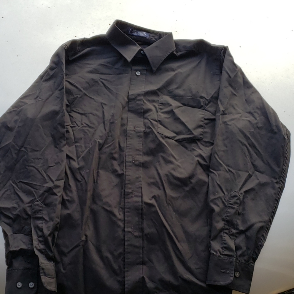 Black dress shirt